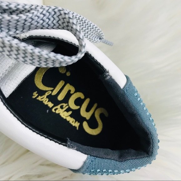 Sam Edelman The Circus Watermelon Rhinestone White Low Top Sneakers 7 - Picture 9 of 12